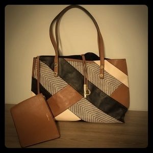 *NWOT*CALVIN KLEIN Novelty Reversible Tote